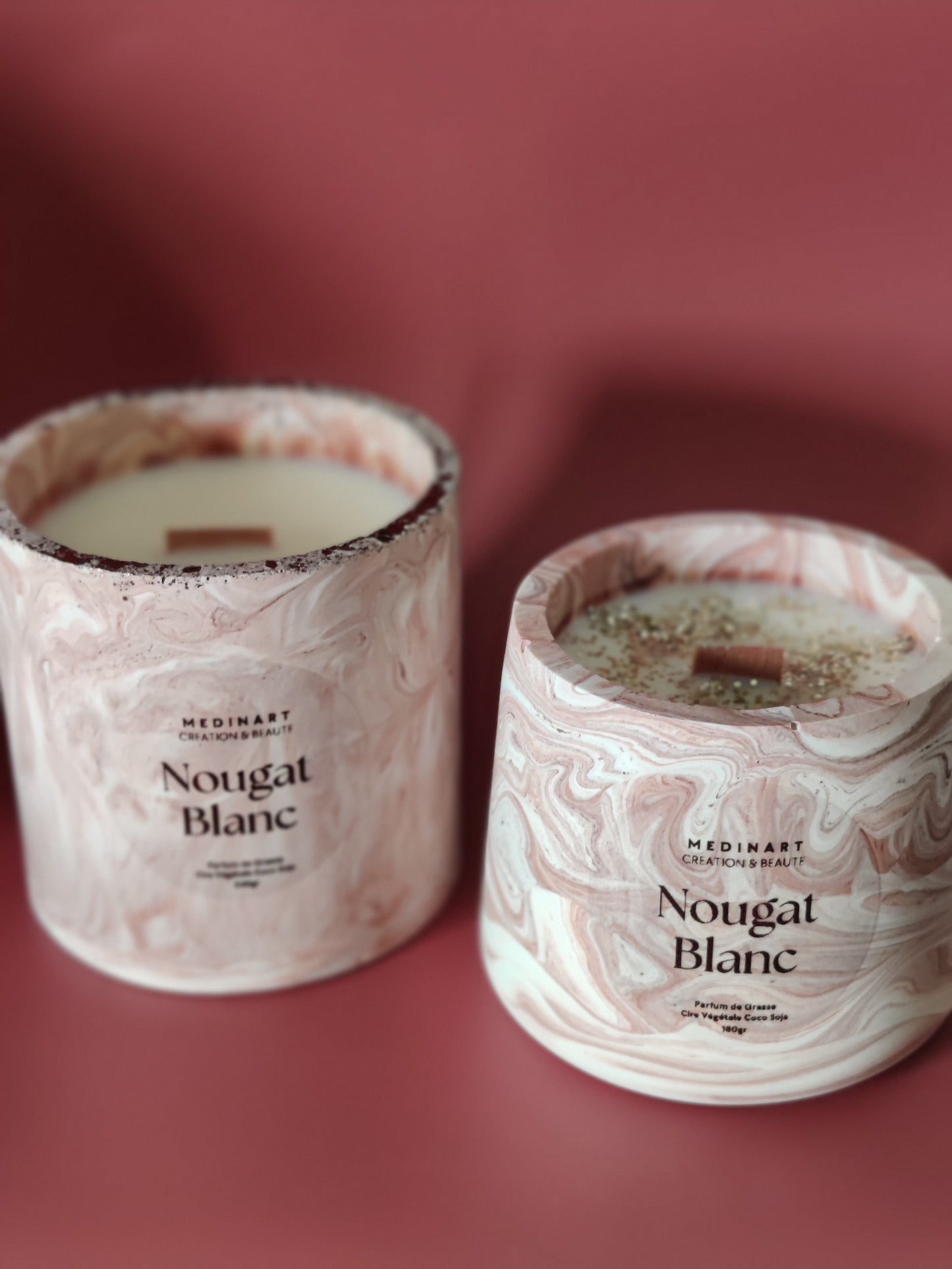 Bougie Parfumée Nougat blanc