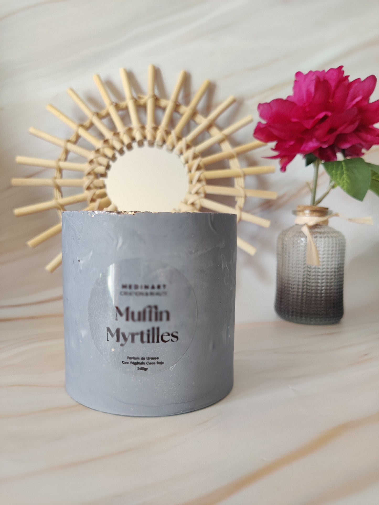 Bougie Parfumée Muffin Myrtilles