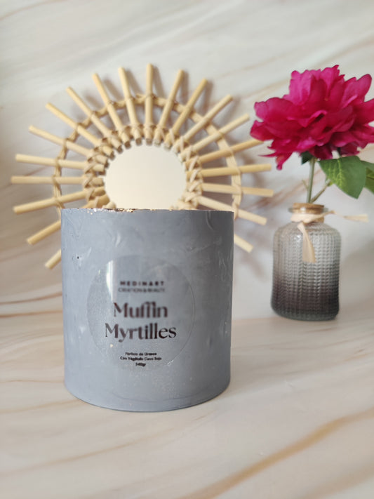 Bougie Parfumée Muffin Myrtilles