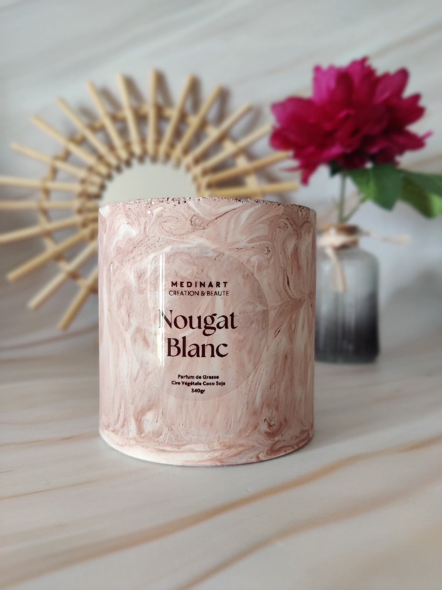 Bougie Parfumée Nougat blanc