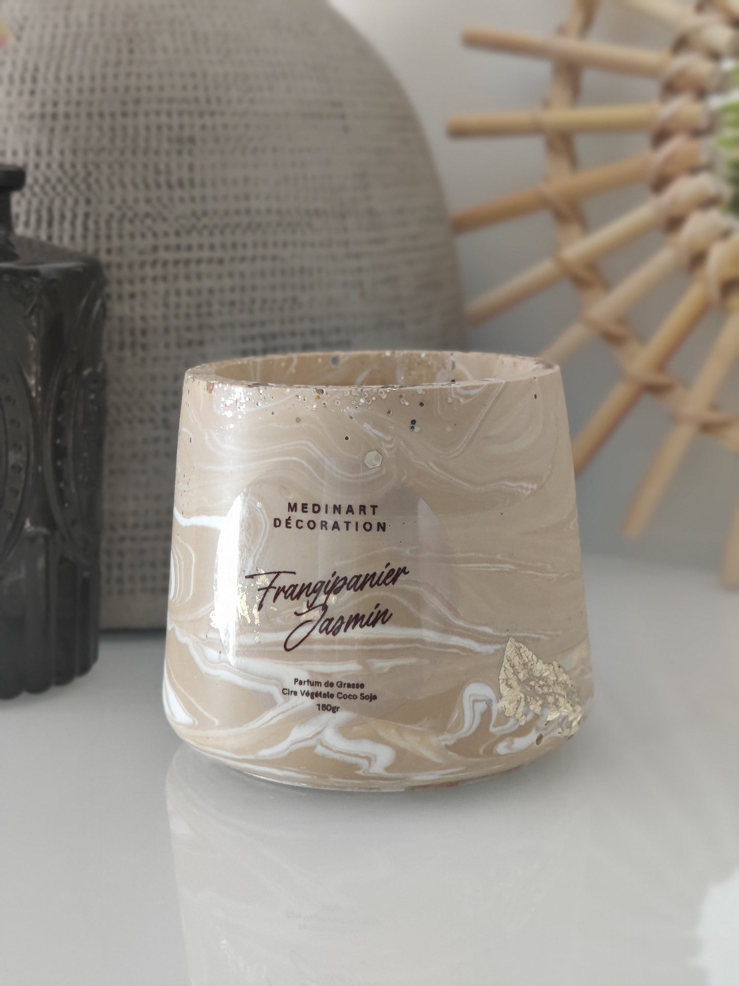 Bougie Parfumée Frangipanier Jasmin