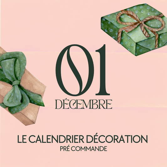 Calendrier décoration de l'avent