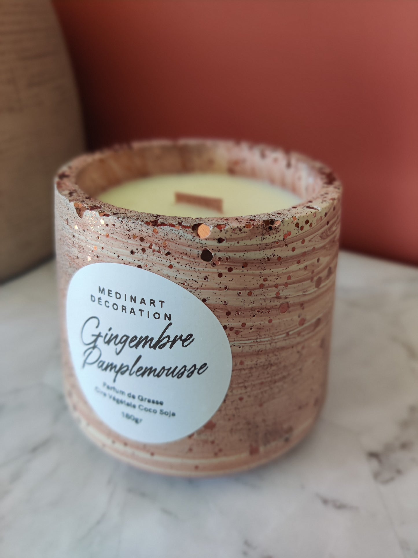 Bougie Parfumée Gingembre Pamplemousse