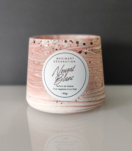 Bougie Parfumée Nougat Blanc