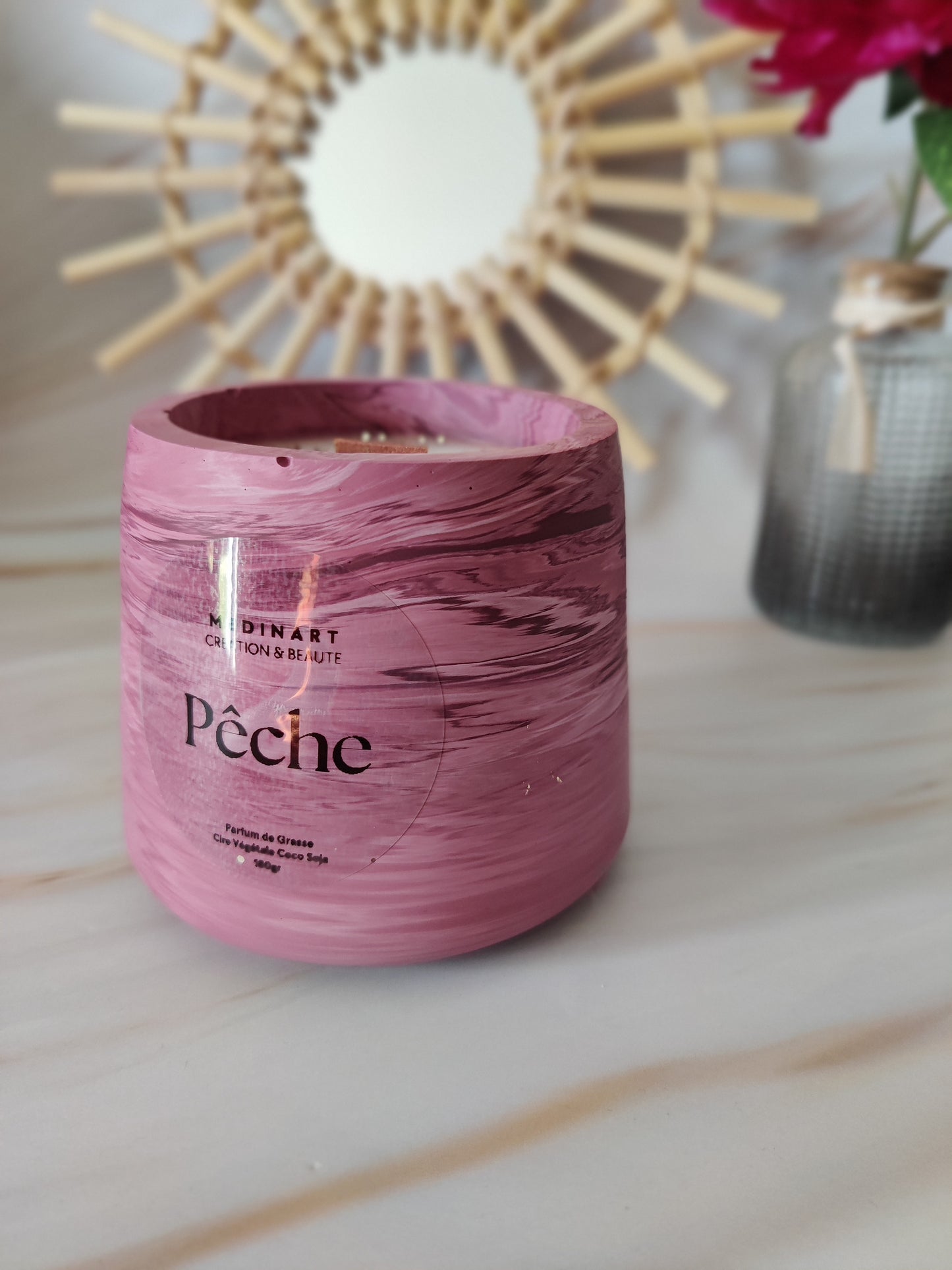 Bougie Parfumée Pêche