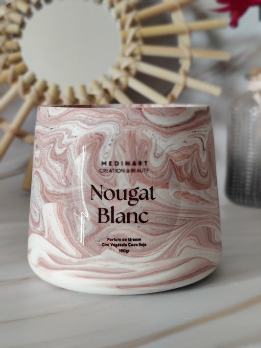 Bougie Parfumée Nougat blanc