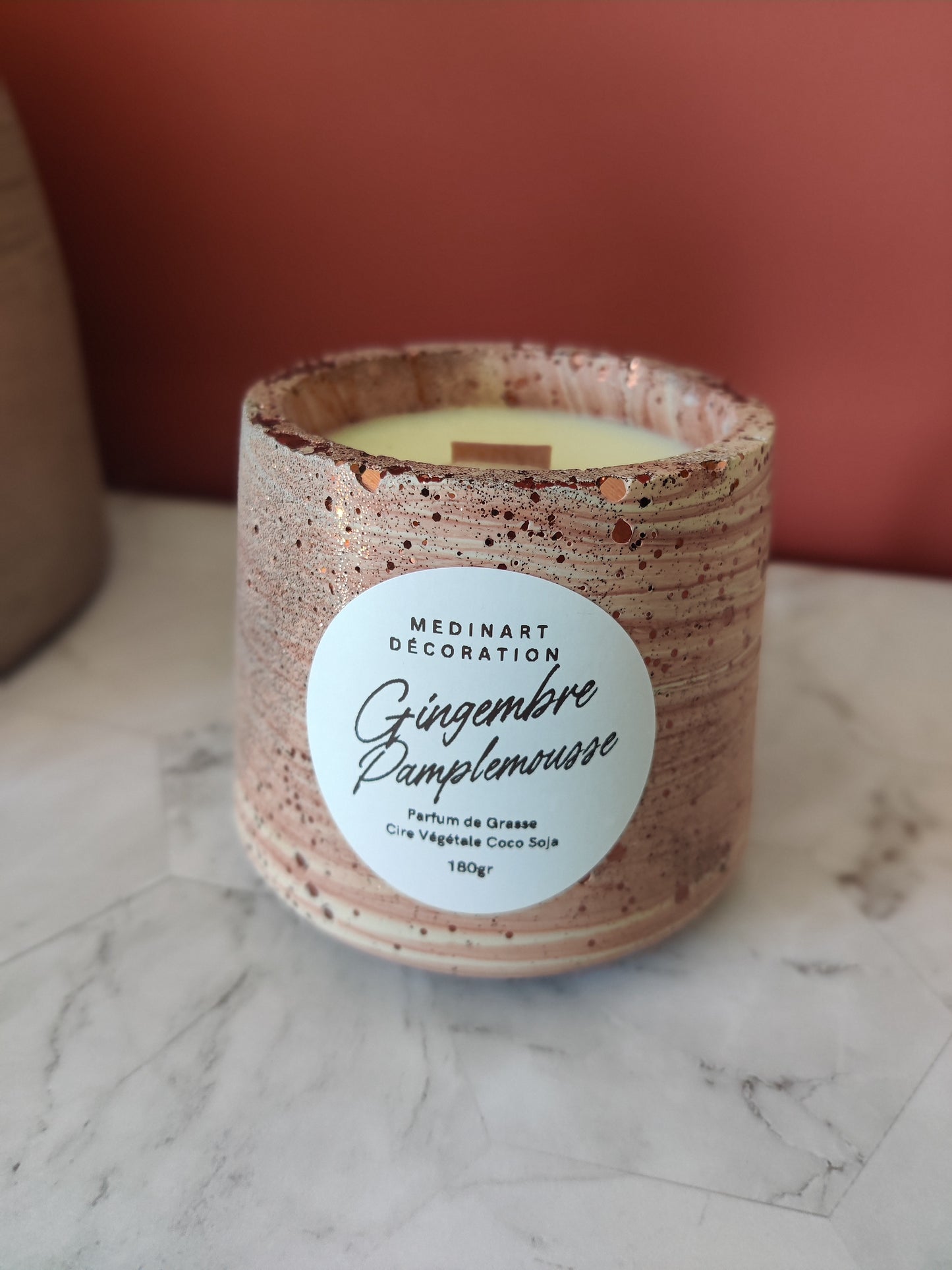 Bougie Parfumée Gingembre Pamplemousse