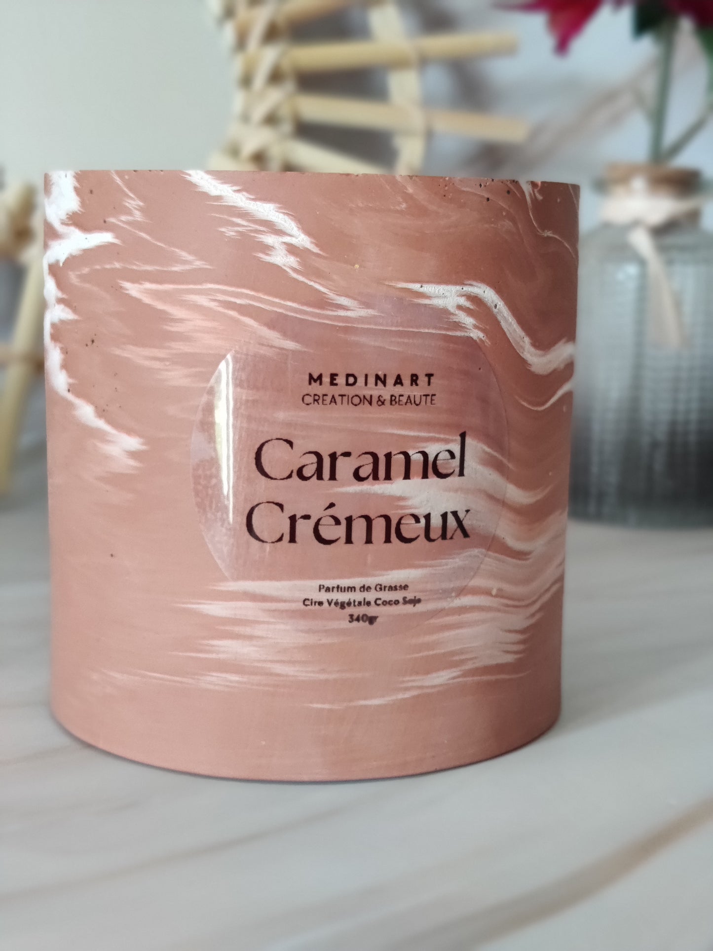 Bougie Parfumée Caramel Crémeux